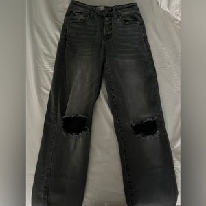 Tilly’s high rise straight leg jeans